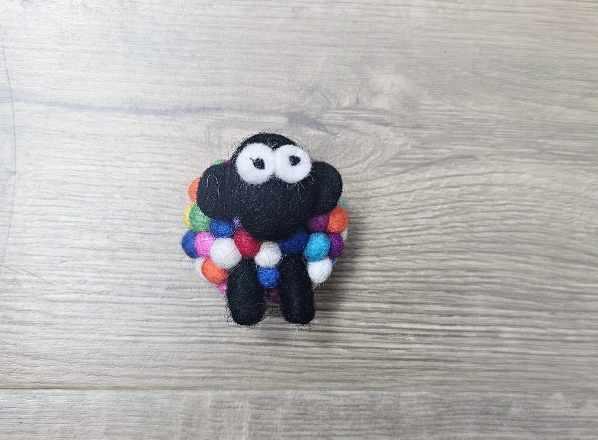 Sheep Magnet Pink Multi