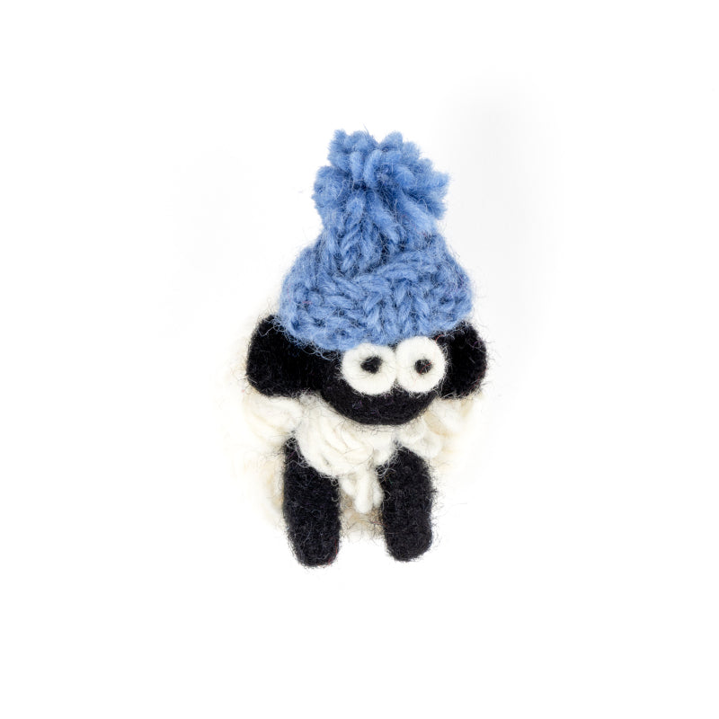 Sheep Magnet Denim Blue Bobble