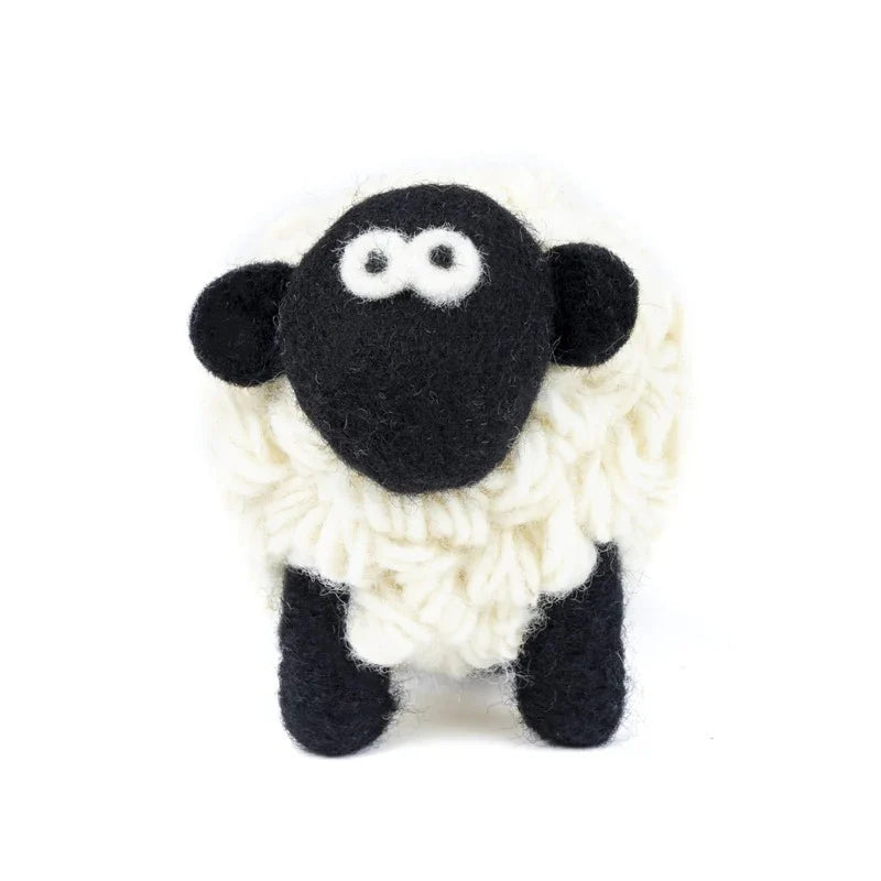 Knitted Sheep Collectible Mountain Medium