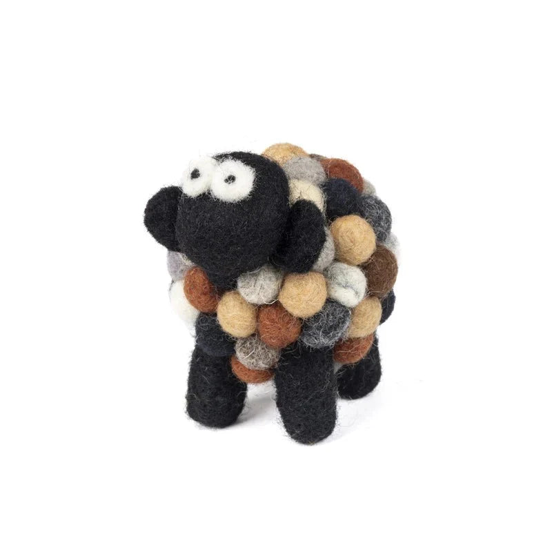 Felt Sheep Collectible Natural Small