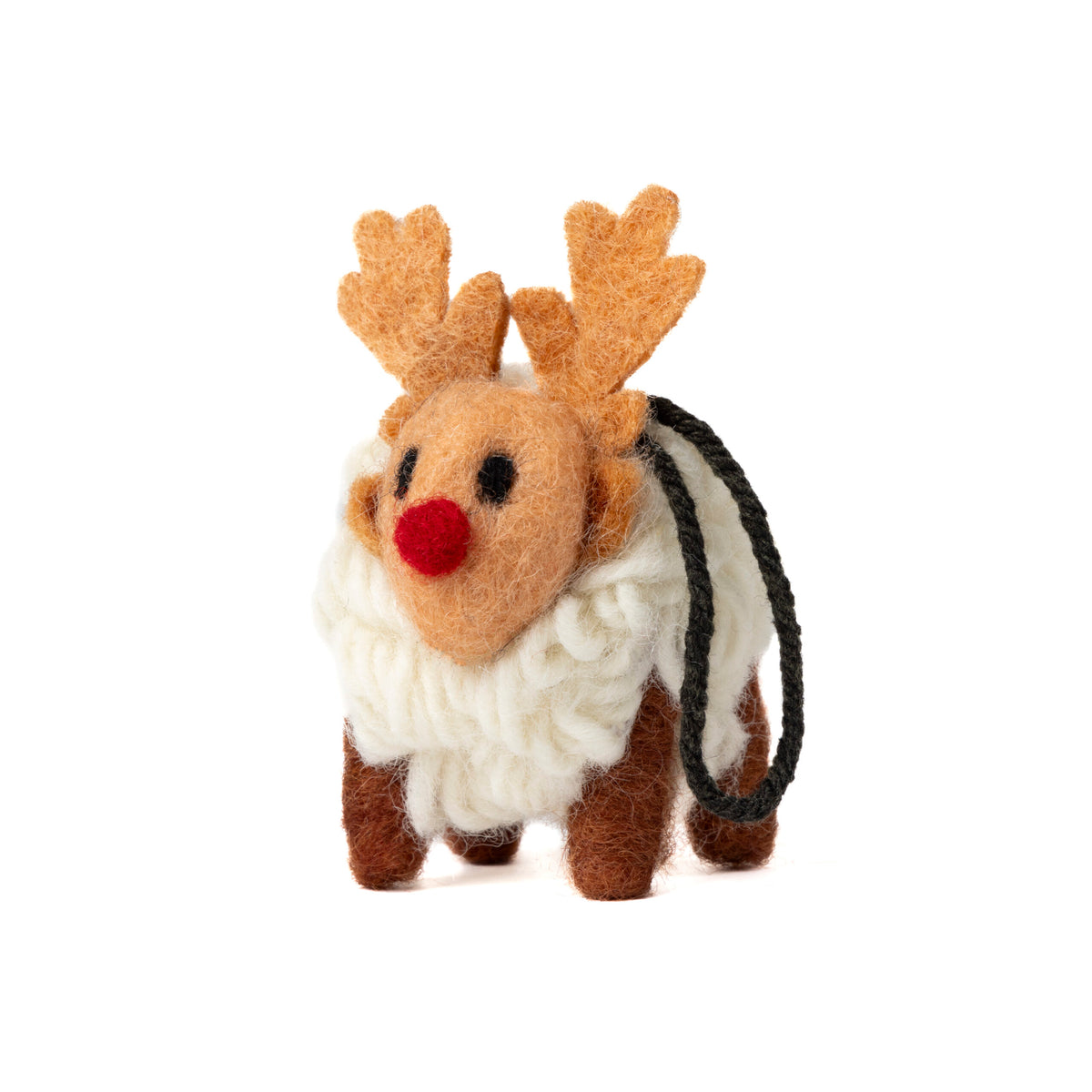 Christmas Felt Sheep Reindeer Mini (Hanging)