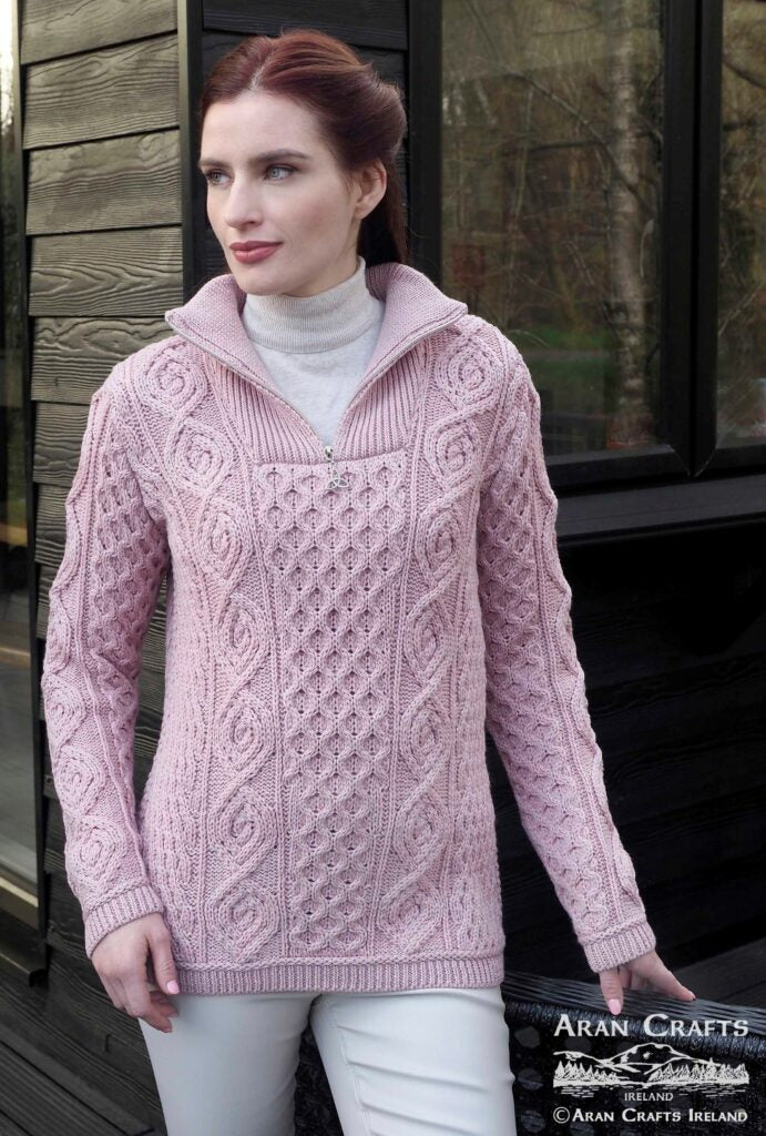 LUXURIOUS HALF ZIP SWEATER X53
