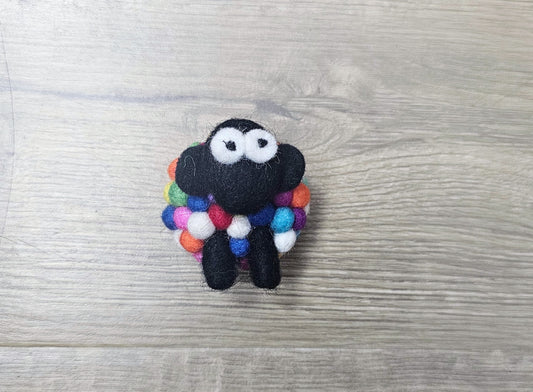 Sheep Magnet Pink Multi