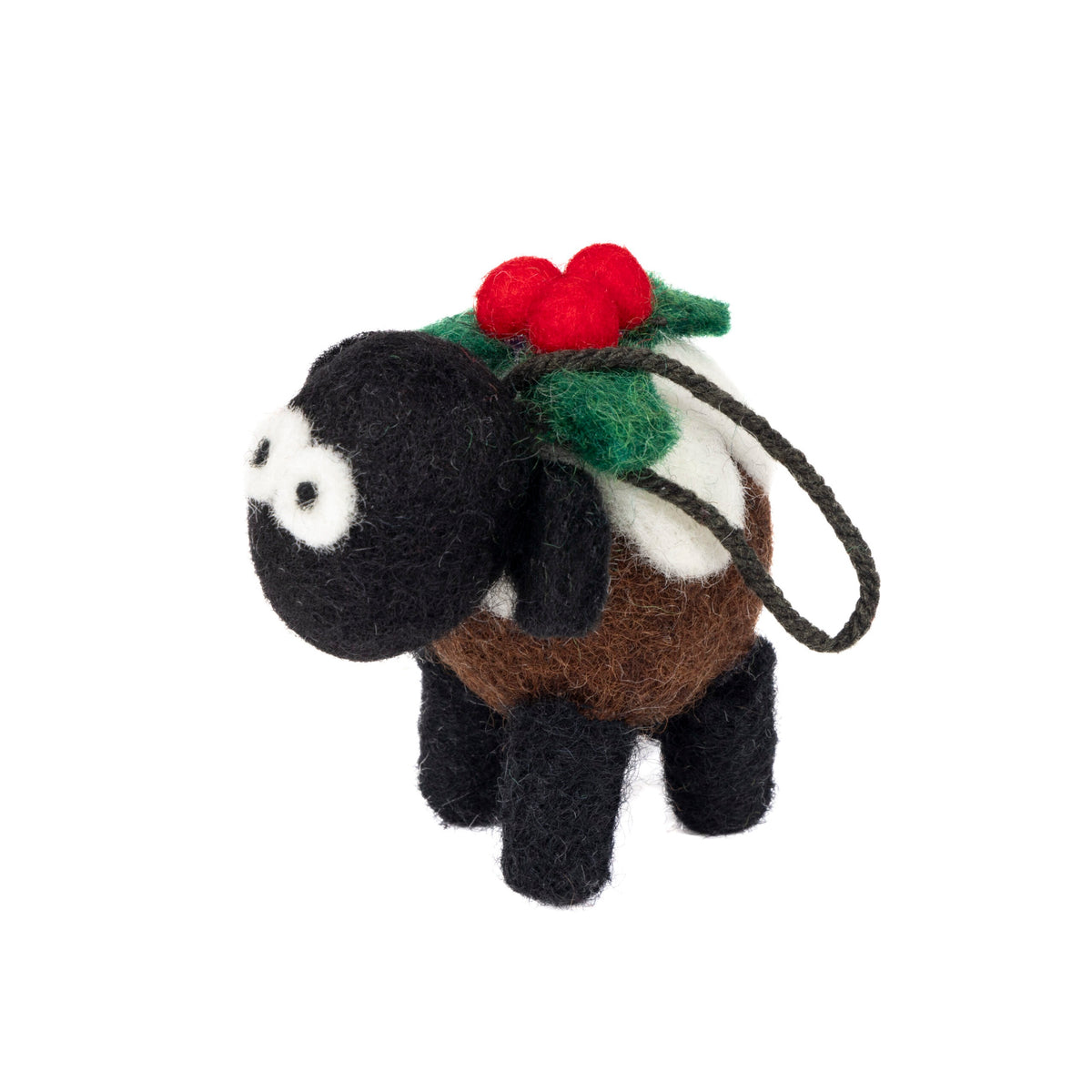 Christmas  Sheep Plum  Pudding Small