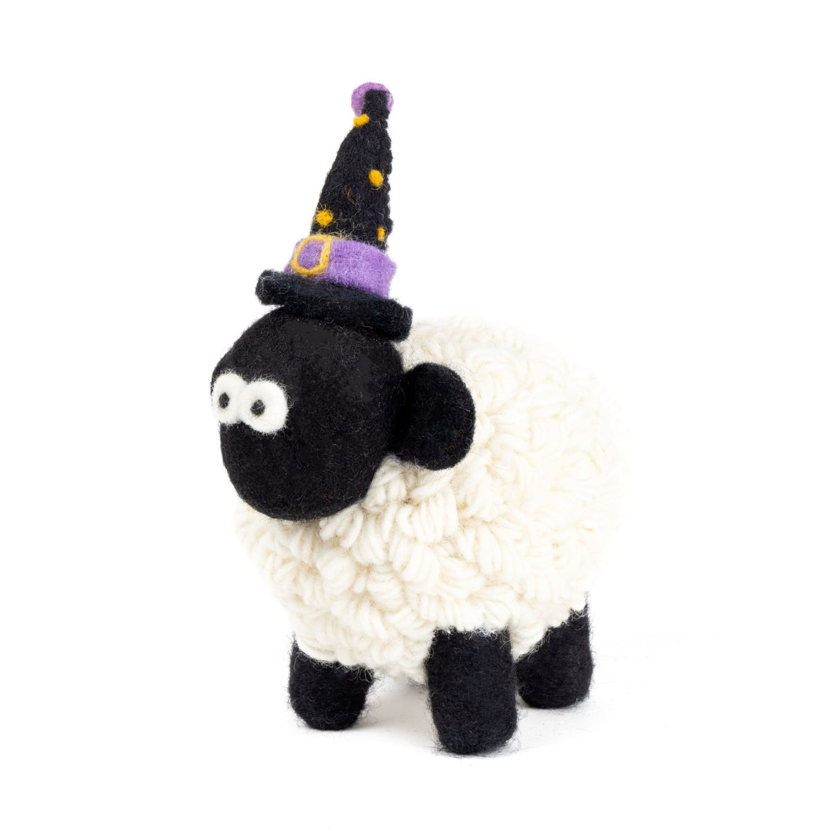 Halloween Mountain Blackface Sheep Large Hat Black Buckle